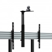 B-Tech TV Rollwagen zwei Displays BT8513