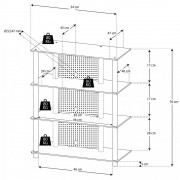 VCM TV Hifi Rack Bilus