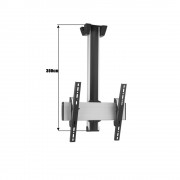 Vogels Deckenhalter CT3044 mit 300cm Rohrlänge für Monitore bis 65 Zoll Schwarz