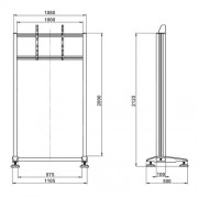 TV Standfuß MR2000 für LCD LED Monitore