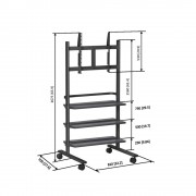 Rollwagen für LCD LED Monitore Vogels PB 150