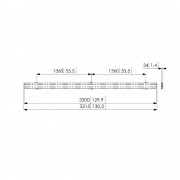 Vogels Connect-it Wall PFB 3433 VESA Adapterleiste