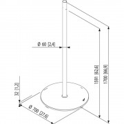 Vogels PFF 1570 LCD Plasma Standfuß