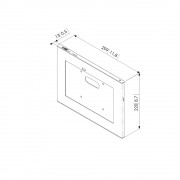 Vogels TabLock Gehäuse PTS 1212 für Galaxy Tab 3 und 4 10.1
