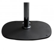 B-Tech BT4000 kleine Bodenplatte Schwarz