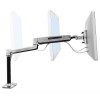 Ergotron LX Steh-Sitz Monitorarm mit Tischhalterung