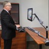 Ergotron WorkFit-LX Steh-Sitz Arbeitsplatz
