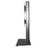 B-Tech Dual TV Standfuß BTF841 Schwarz/Silber