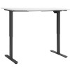 Höhenverstellbarer Schreibtisch 9666 Metall anthrazit - Asteiche