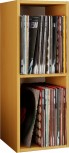 VCM Schallplatten-Regal Platto 2-fach Buche